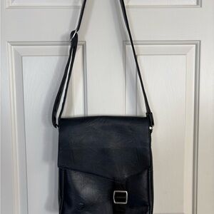 Espe Classic Navy Blue Men's Messenger Bag with Adjustable Strap